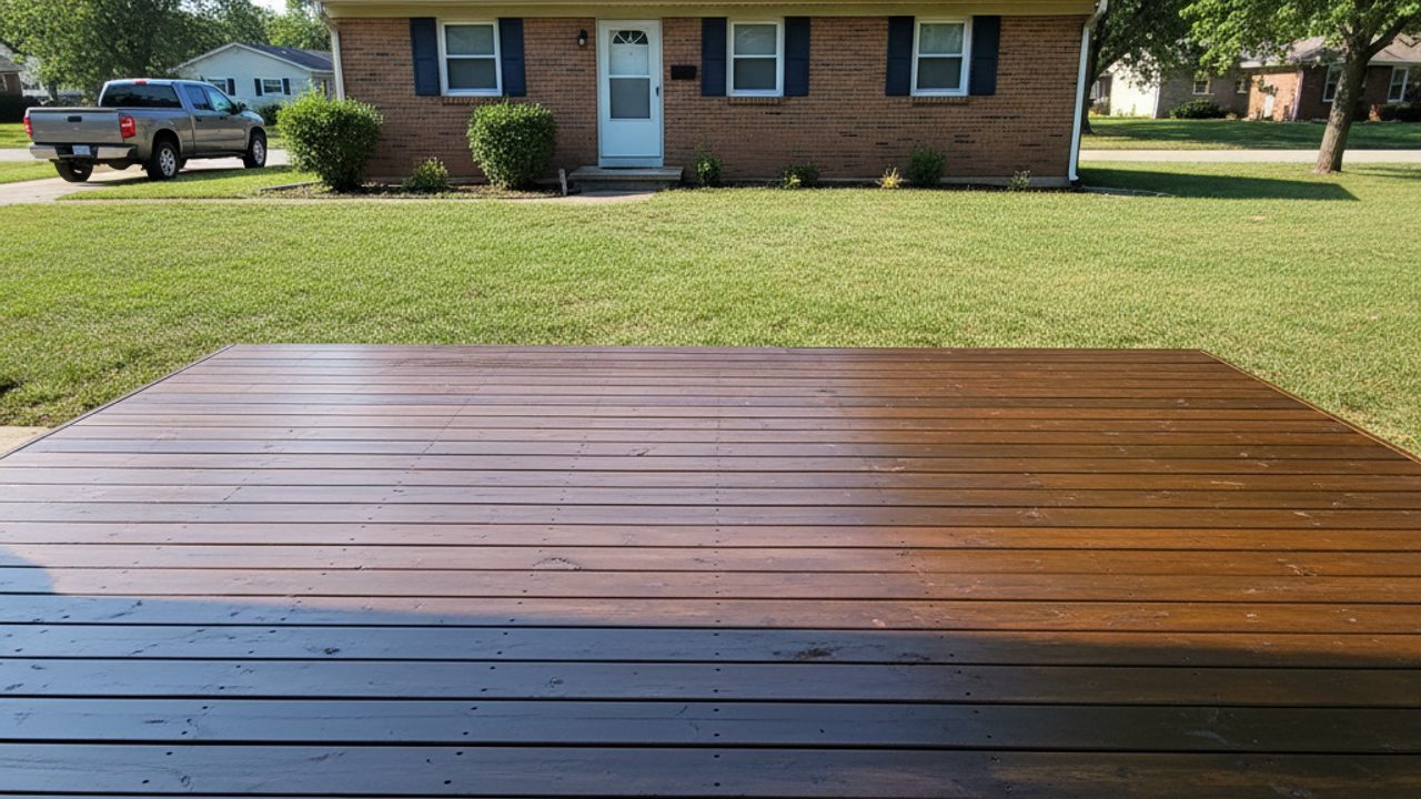 Custom Deck Design completed by Pacific Deck Solutions in Kenosha, IL