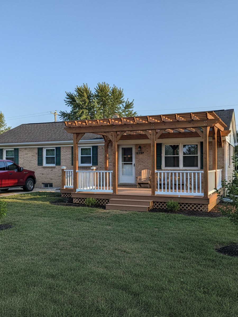 Porch & Deck Additions completed by Pacific Deck Solutions in Vernon Hills, IL