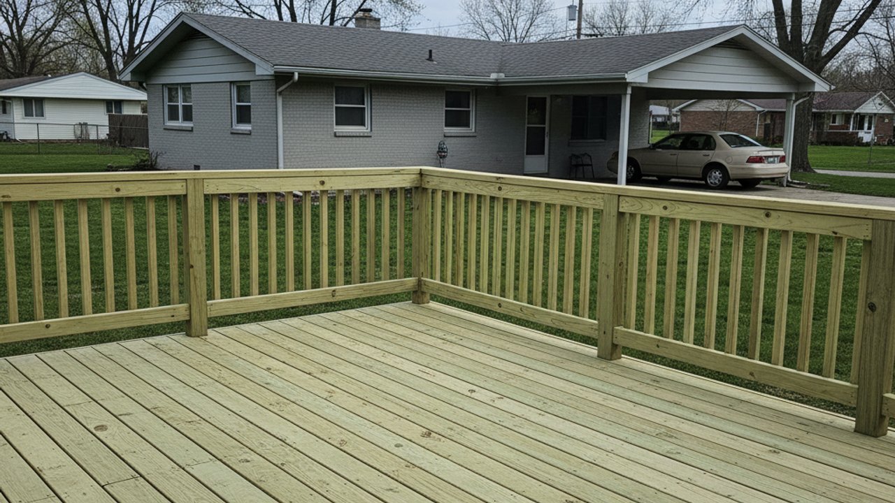 Composite Decking Installation completed by Pacific Deck Solutions in Waukegan, IL